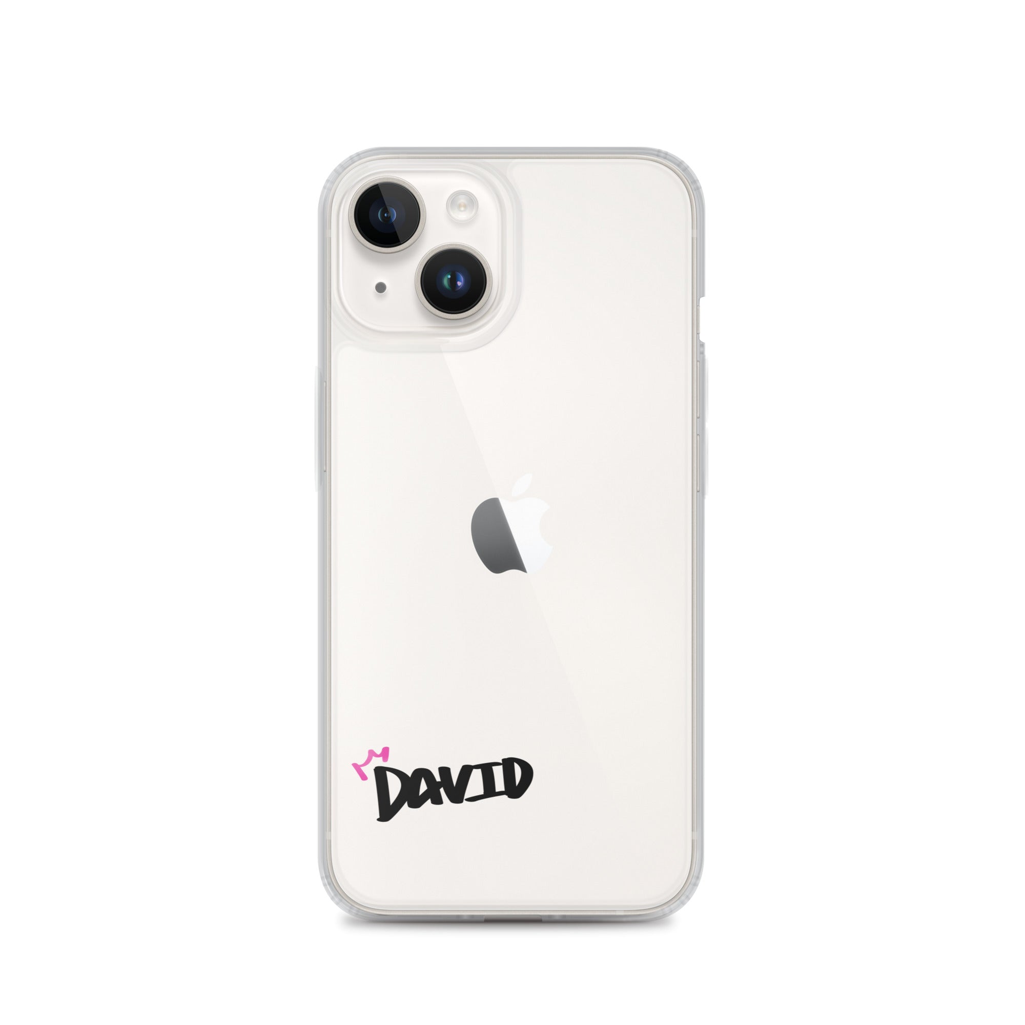 Clear iPhone Case - David