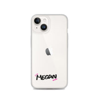 Clear iPhone Case - Megan Blessed