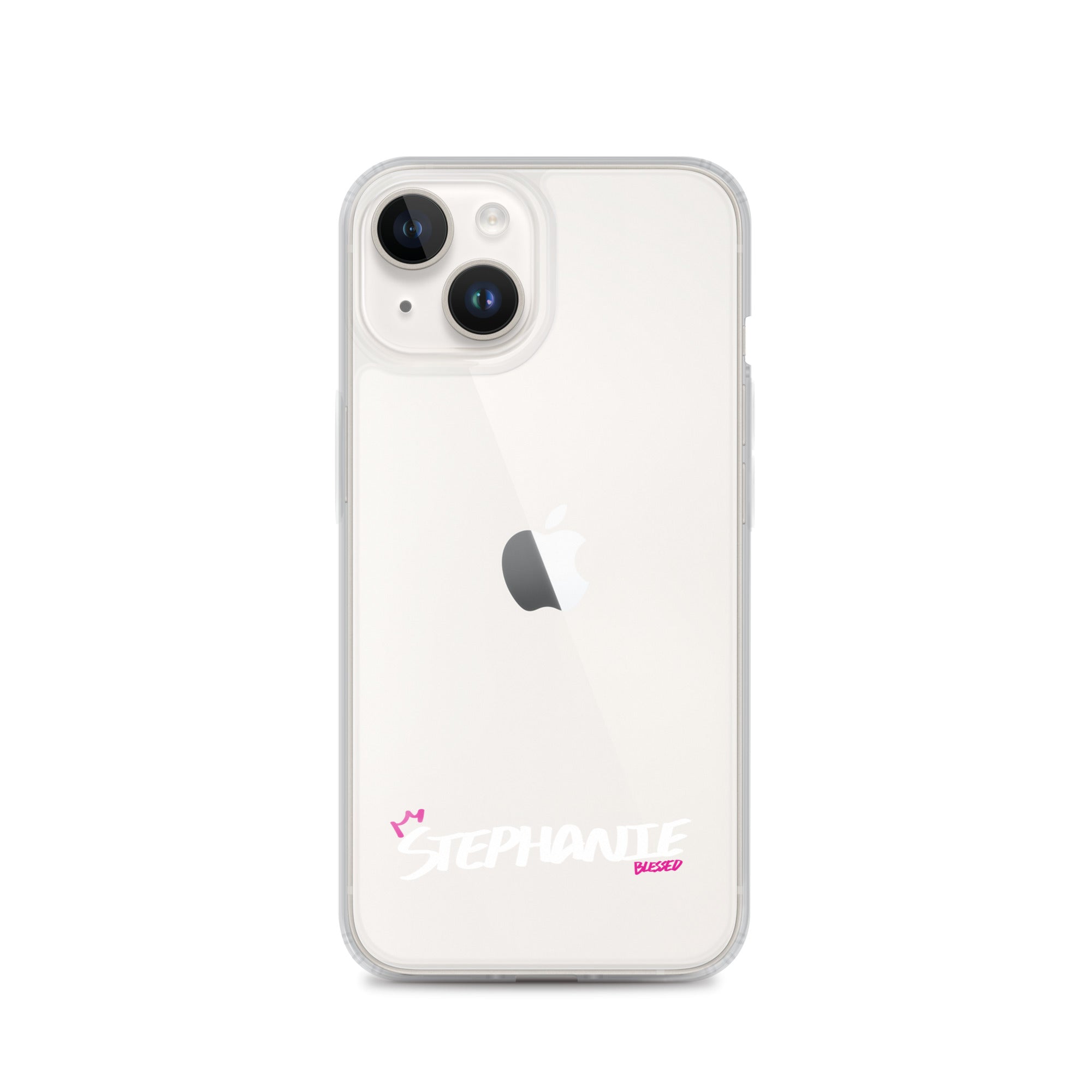 Clear iPhone Case - Stephanie Blessed