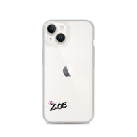 Clear iPhone Case - Zoe