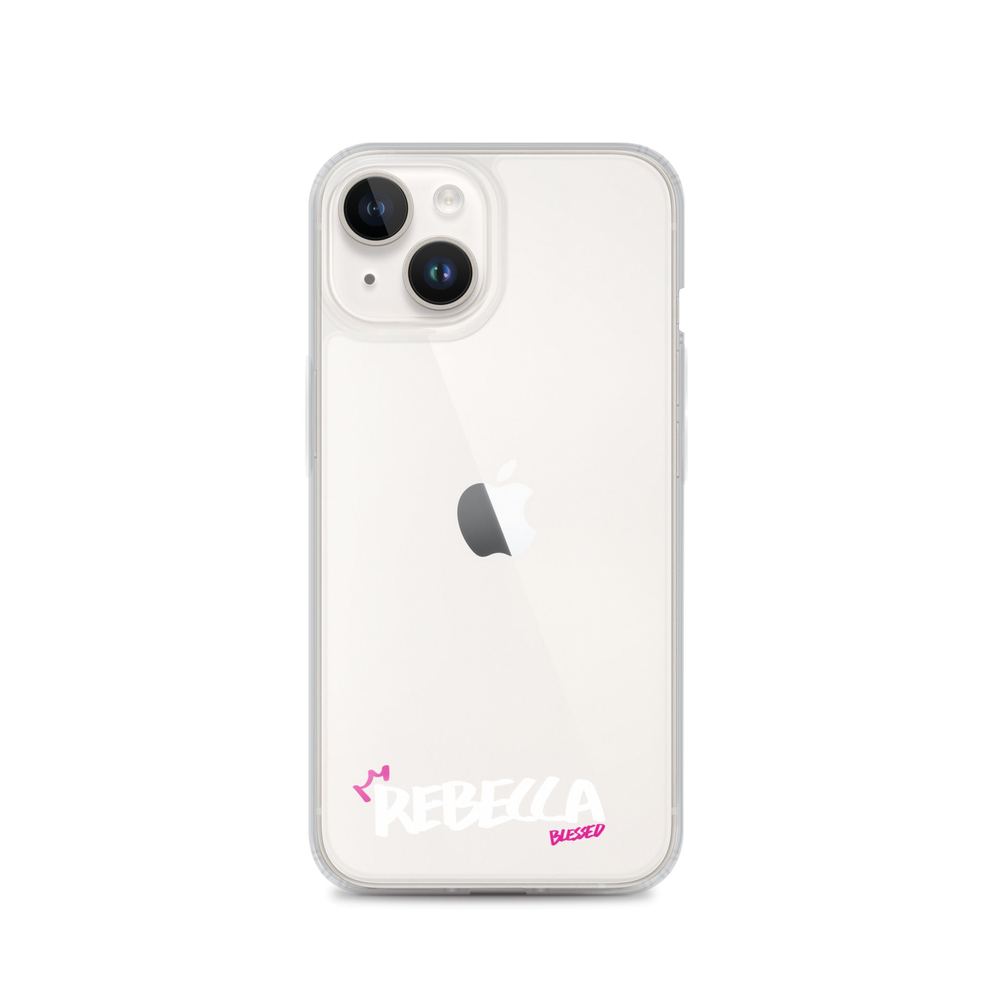 Clear iPhone Case - Rebecca Blessed