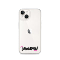 Clear iPhone Case - Brandon Blessed