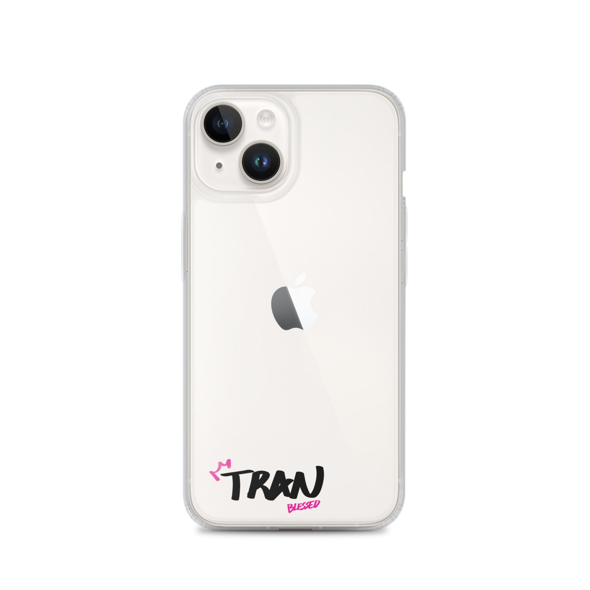 Clear iPhone Case - Tran Blessed