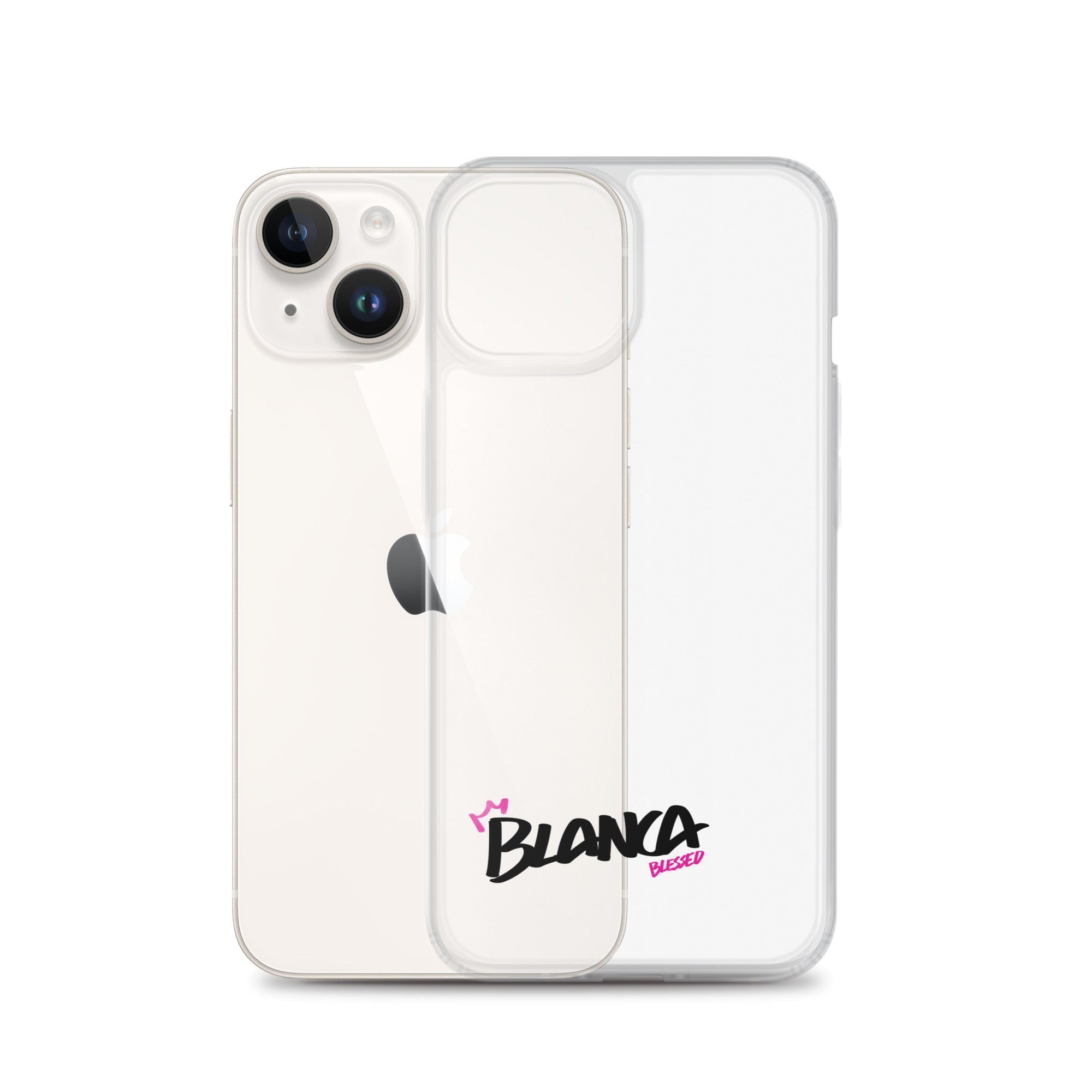 Clear iPhone Case - Blanca Blessed