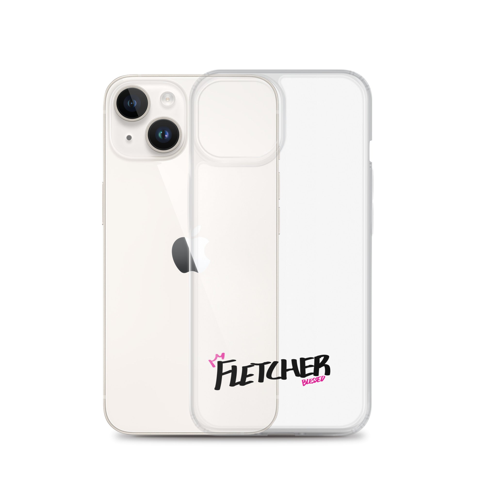 Clear iPhone Case - Fletcher Blessed