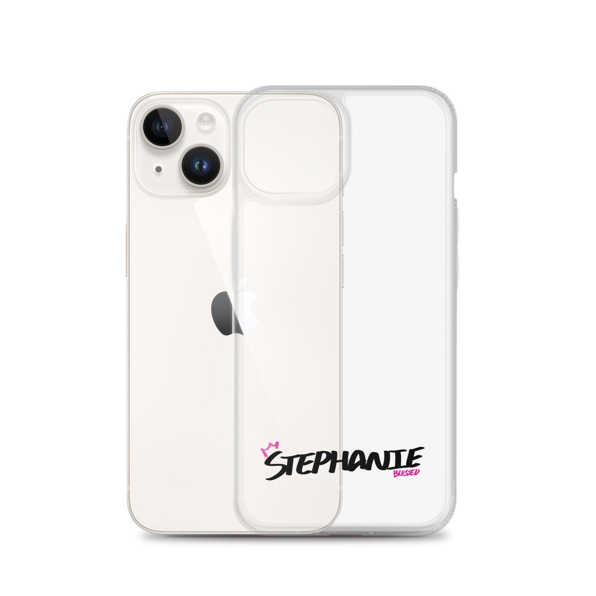 Clear iPhone Case - Stephanie Blessed