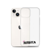 Clear iPhone Case - Rebecca