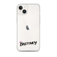 Clear iPhone Case - Brittney