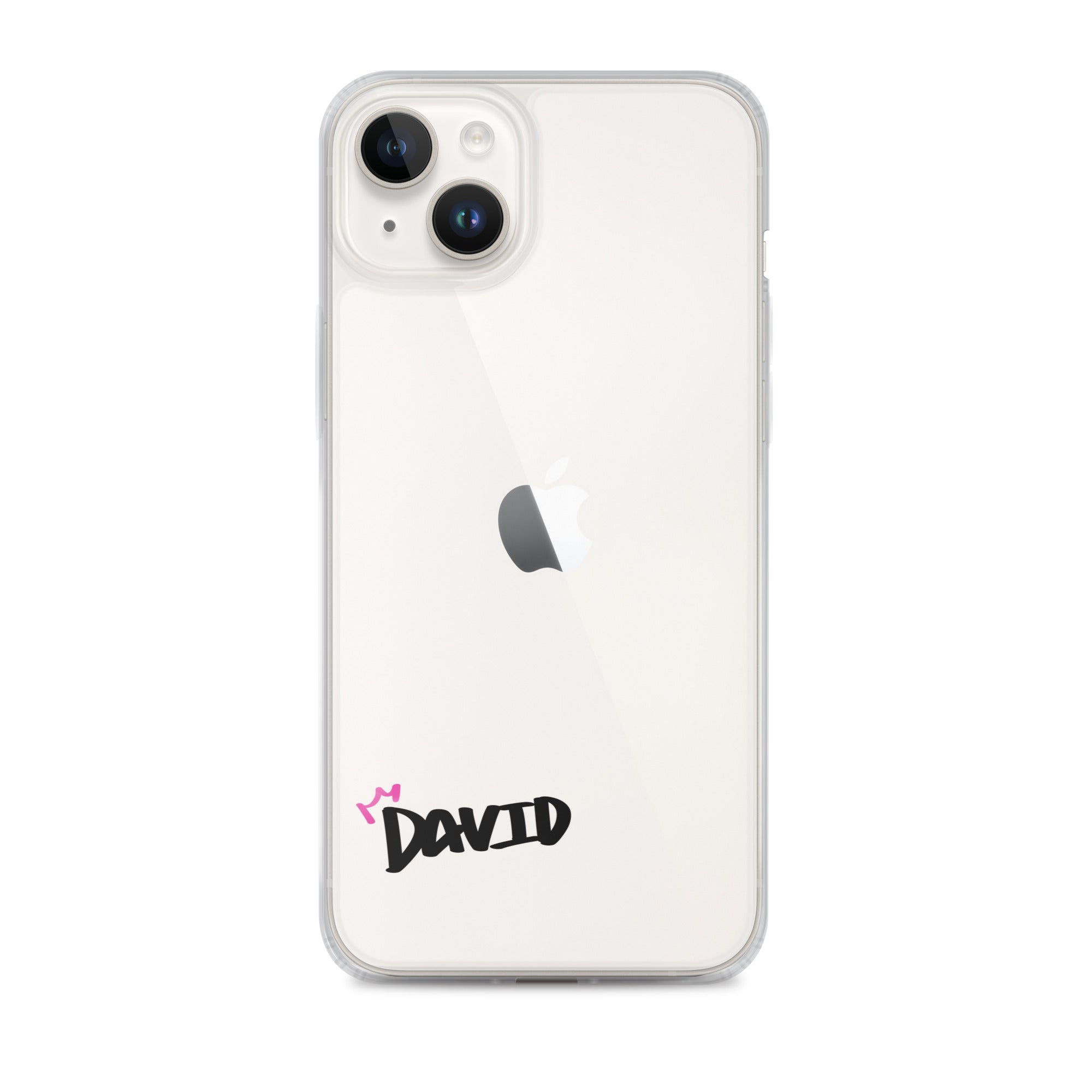 Clear iPhone Case - David