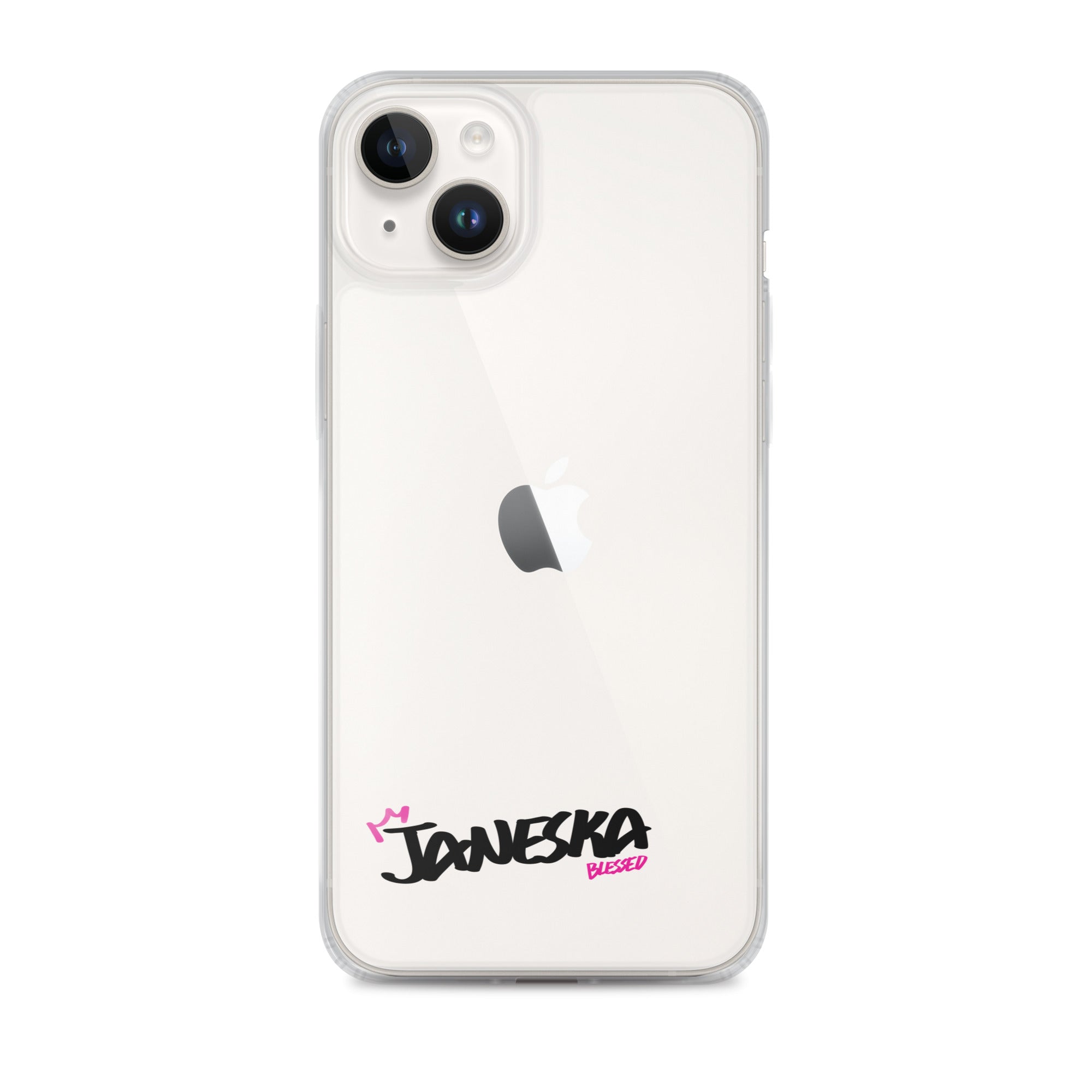 Clear iPhone Case - Janeska Blessed