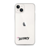 Clear iPhone Case - Jeffrey