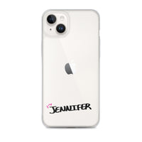 Clear iPhone Case - Jennifer