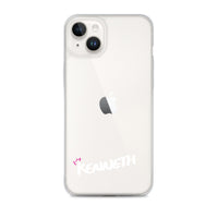 Clear iPhone Case - Kenneth