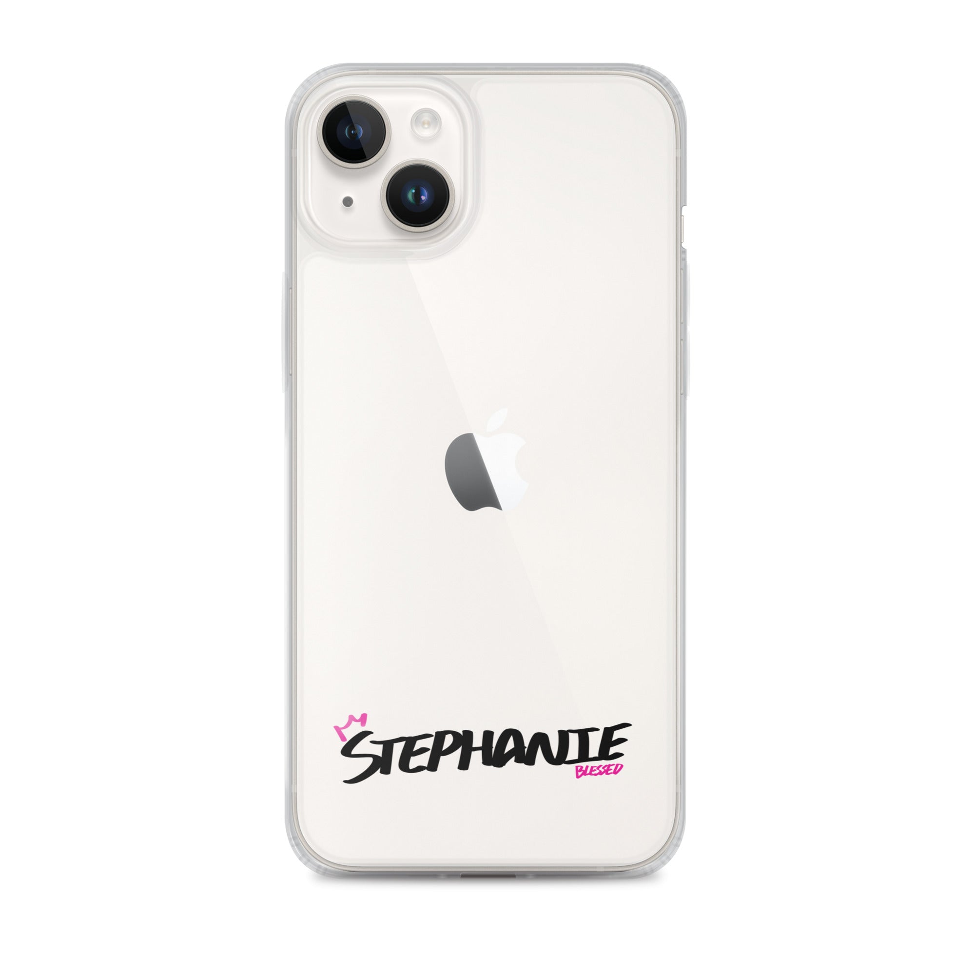 Clear iPhone Case - Stephanie Blessed