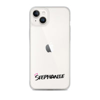 Clear iPhone Case - Stephanie