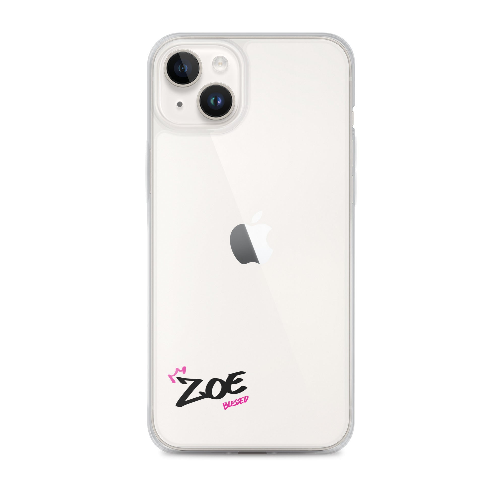 Clear iPhone Case - Zoe Blessed