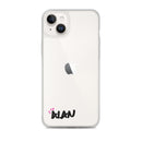 Clear iPhone Case Black Text - Alan