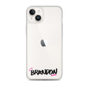 Clear iPhone Case - Brandon Blessed