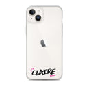 Clear iPhone Case - Claire Blessed