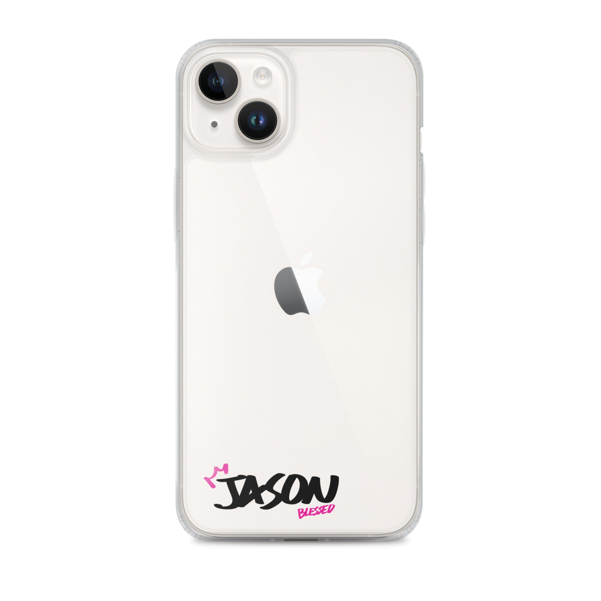 Clear iPhone Case - Jason Blessed