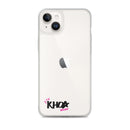 Clear iPhone Case - Khoa Blessed