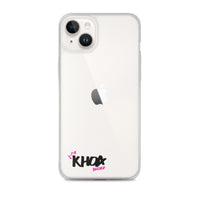 Clear iPhone Case - Khoa Blessed