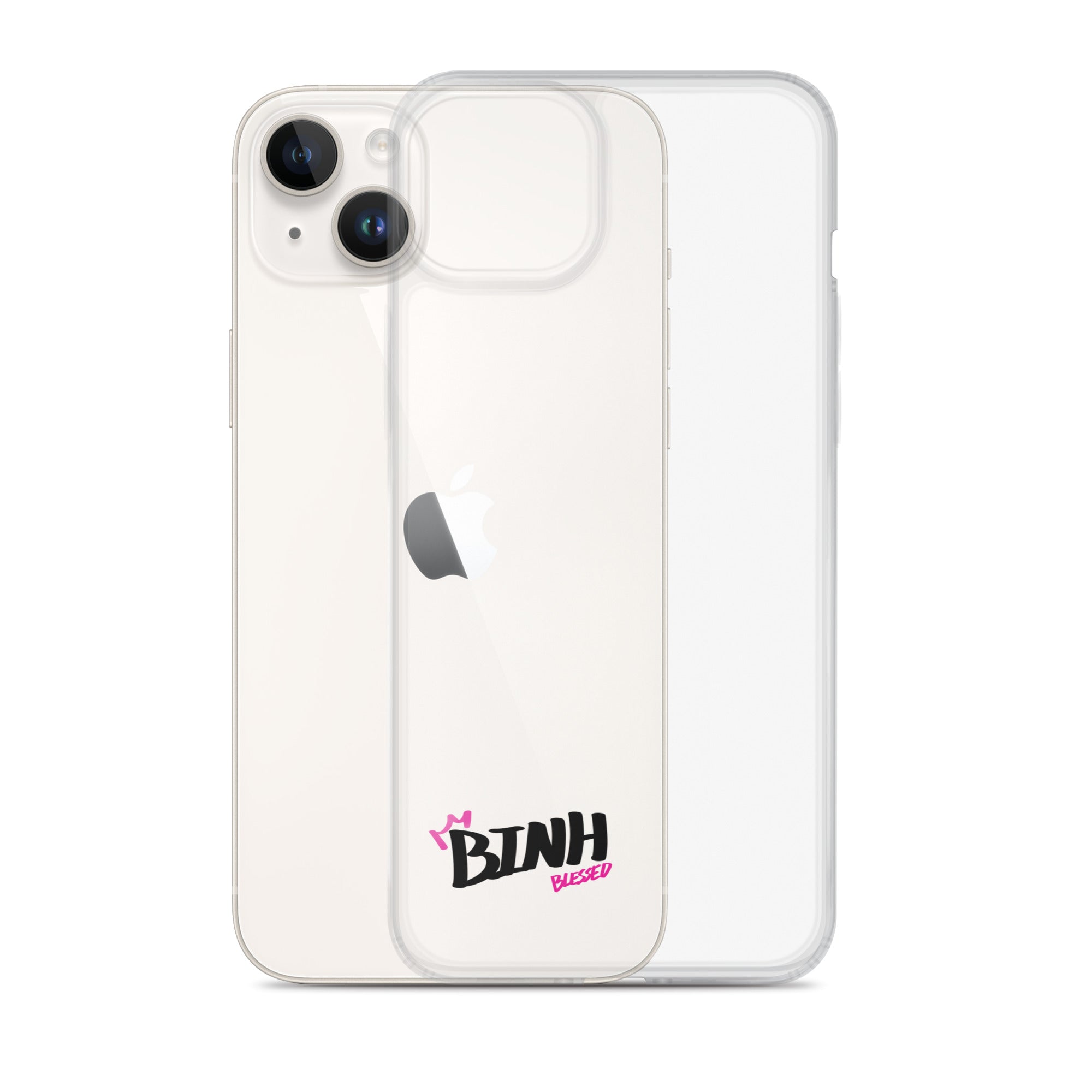 Clear iPhone Case - Binh Blessed