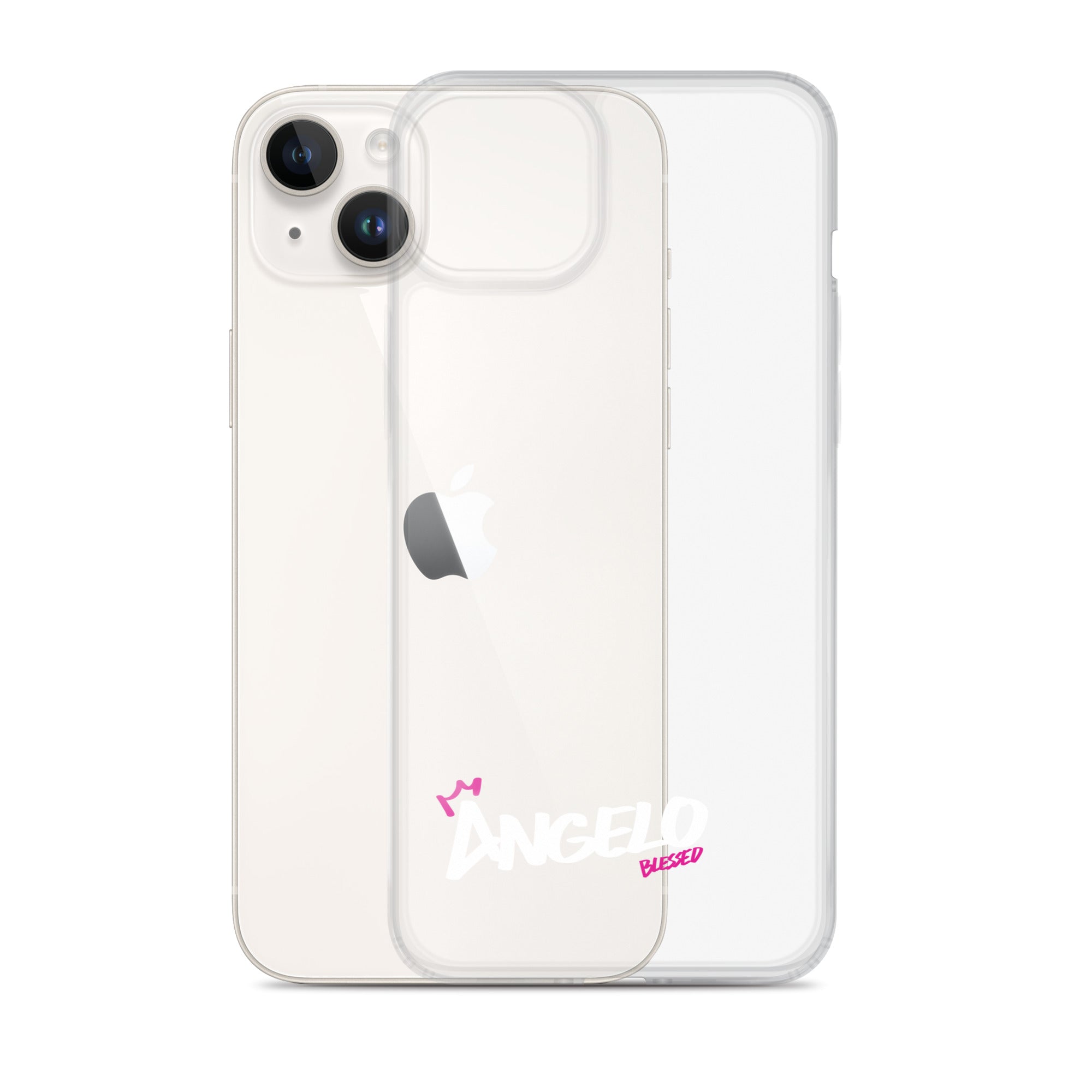 Clear iPhone Case - Angelo Blessed