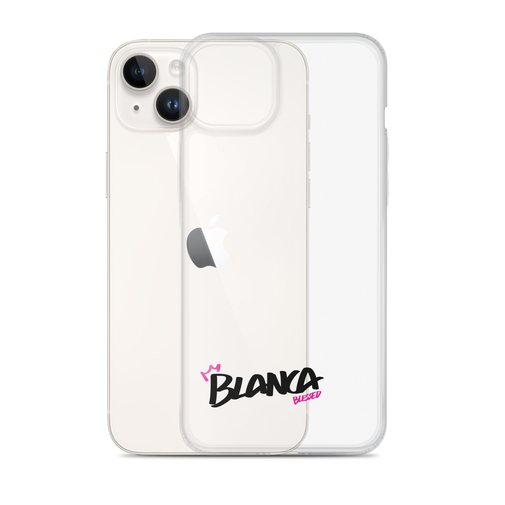 Clear iPhone Case - Blanca Blessed