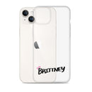 Clear iPhone Case - Brittney