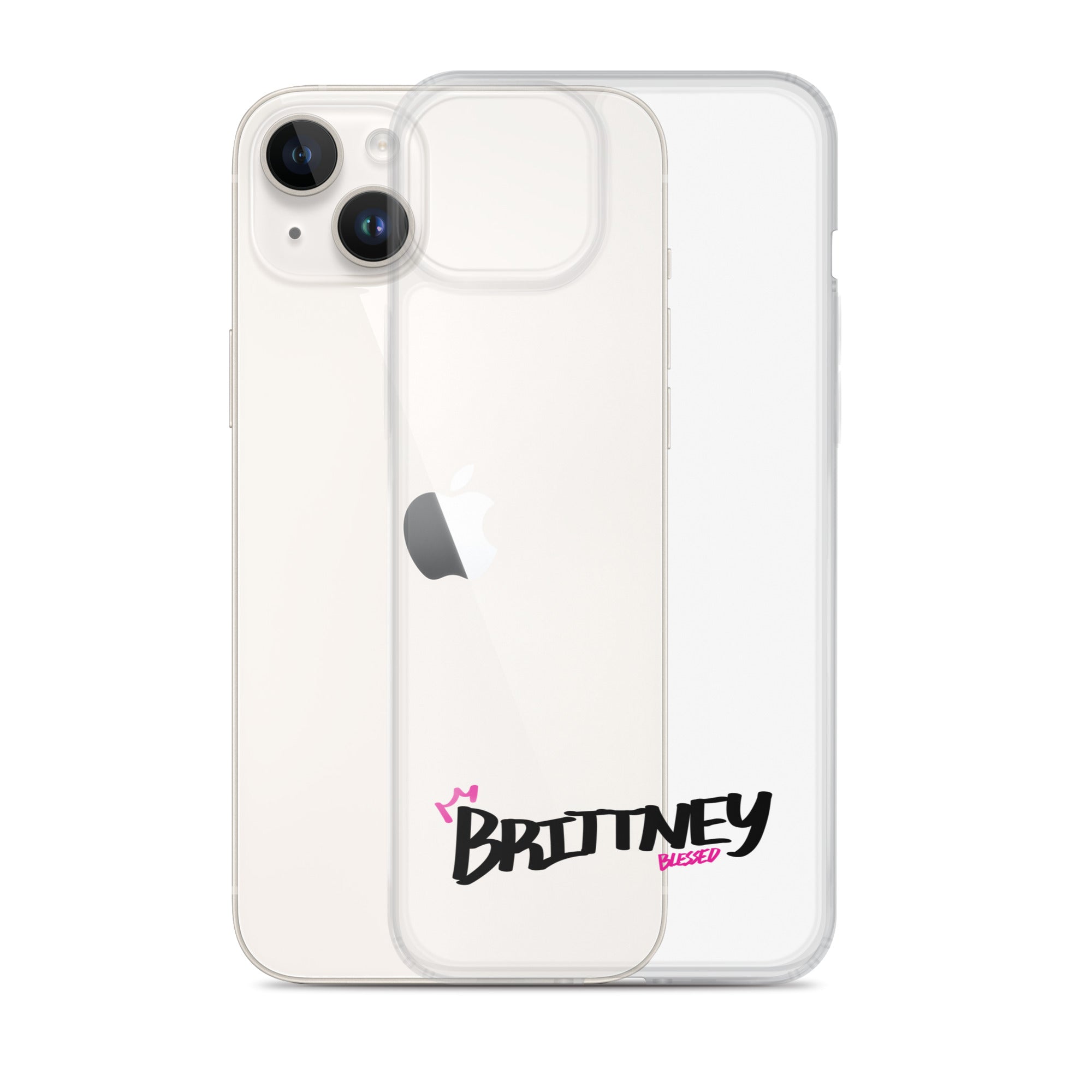 Clear iPhone Case - Brittney Blessed