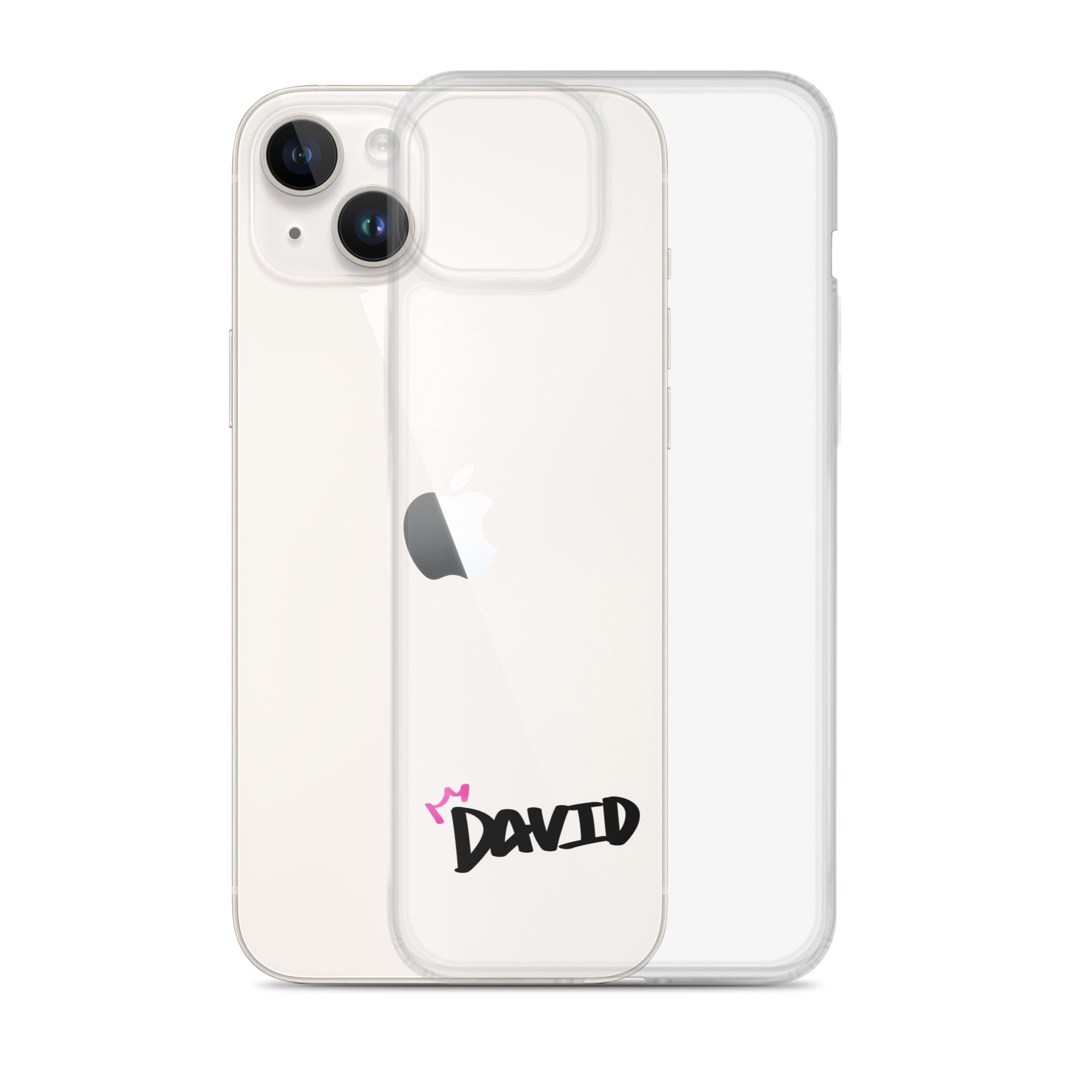 Clear iPhone Case - David