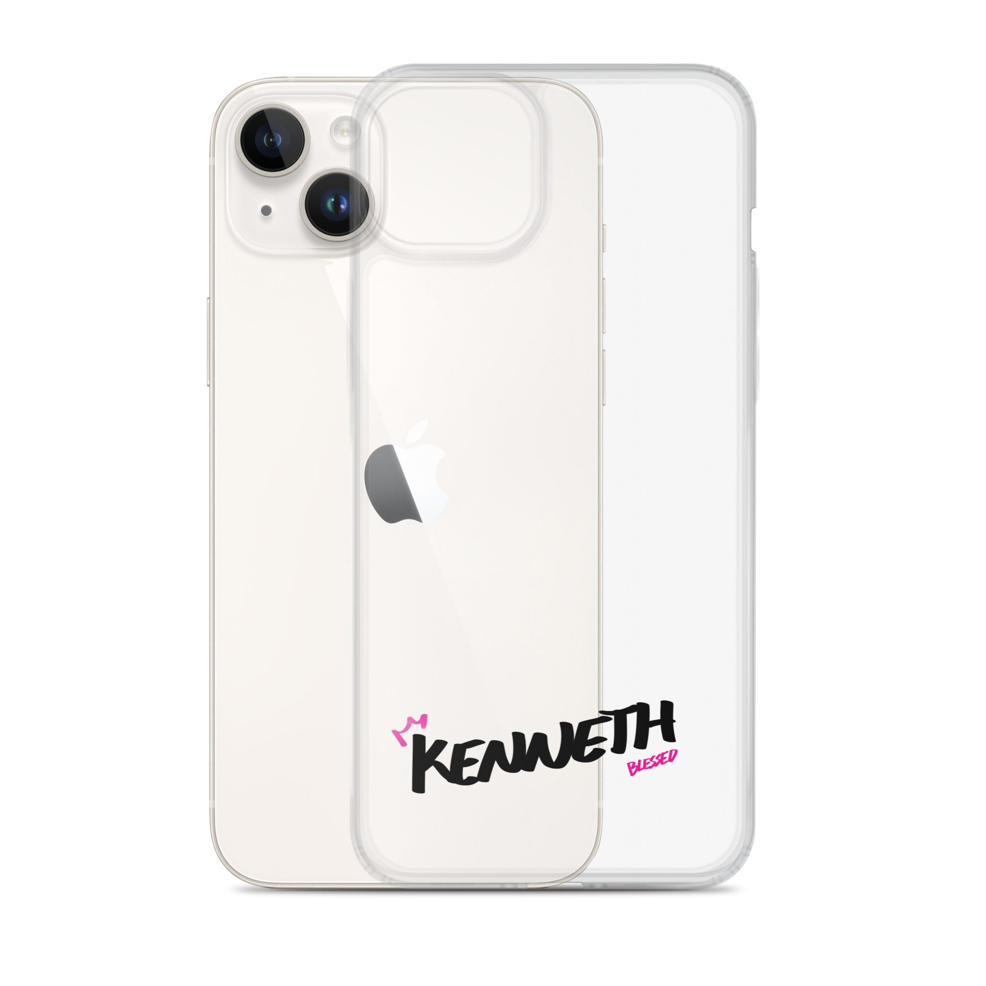 Clear iPhone Case - Kenneth Blessed