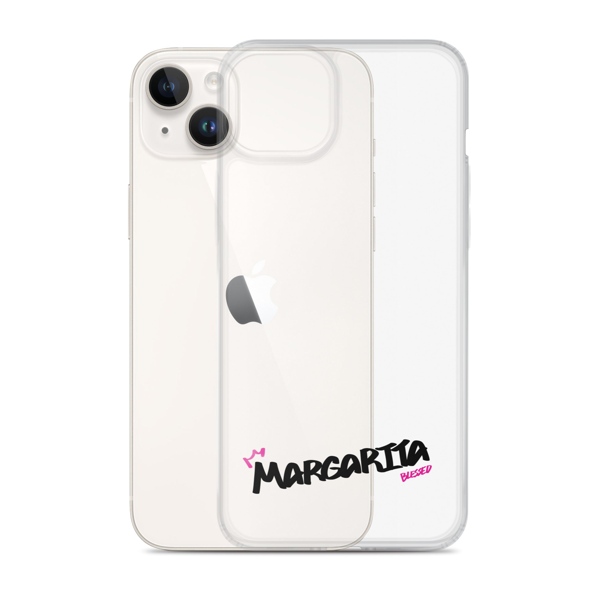 Clear iPhone Case - Margarita Blessed