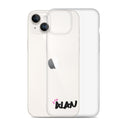 Clear iPhone Case Black Text - Alan