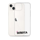 Clear iPhone Case - Rebecca