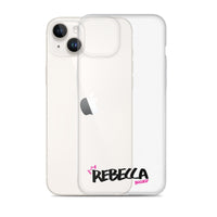 Clear iPhone Case - Rebecca Blessed