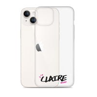 Clear iPhone Case - Claire Blessed