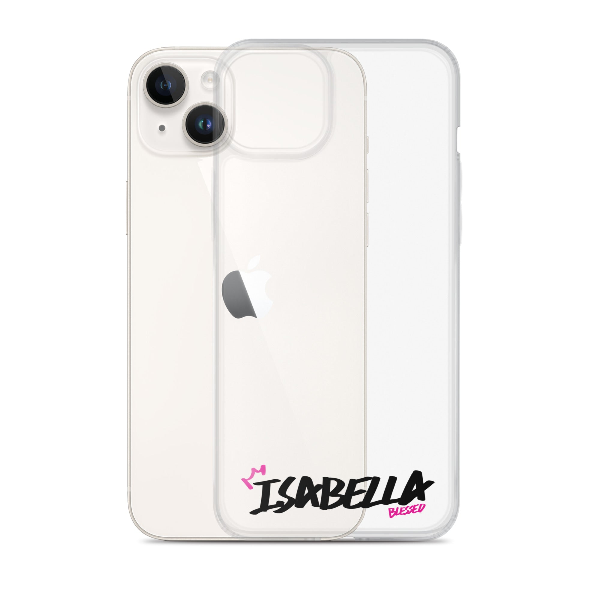 Clear iPhone Case - Isabella Blessed