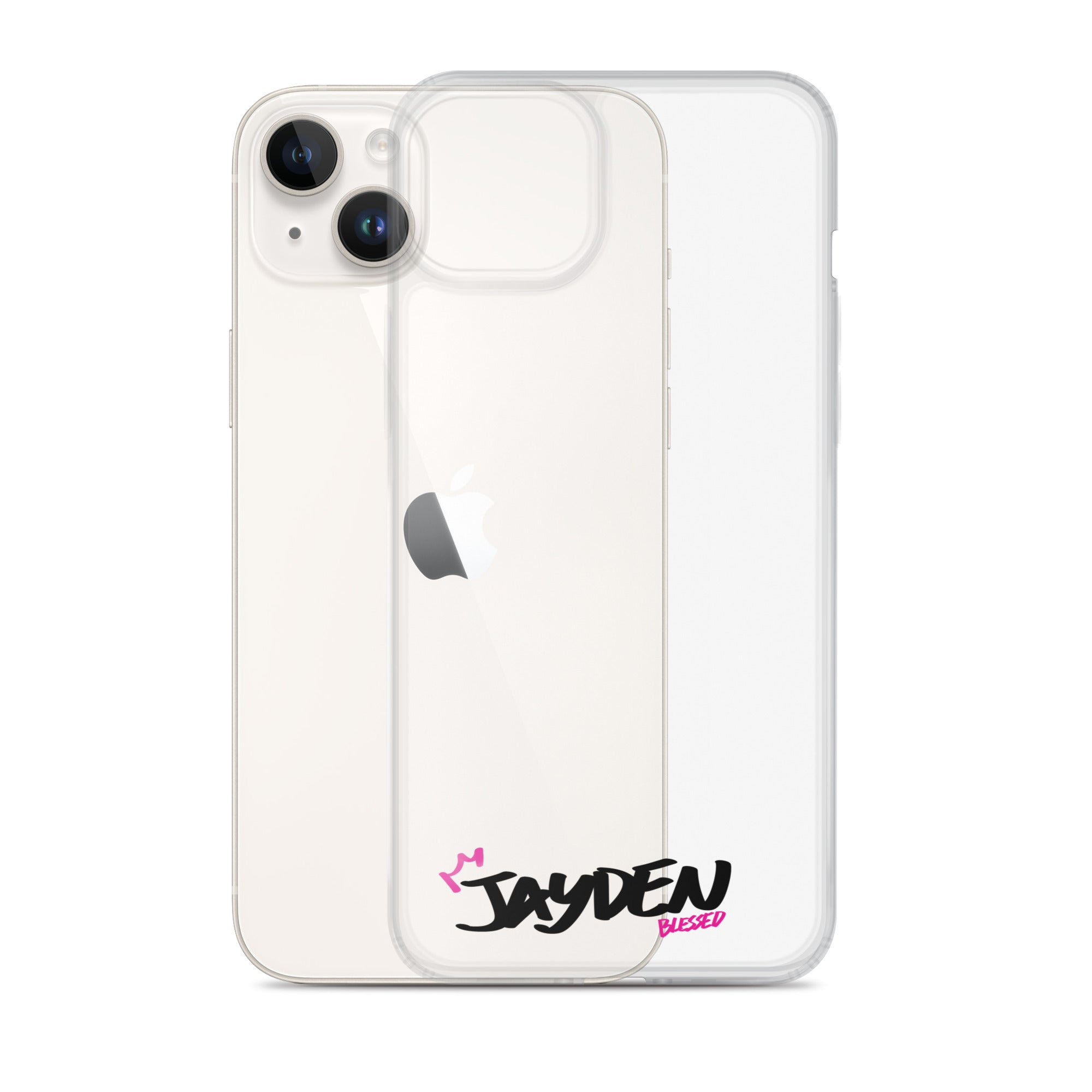 Clear iPhone Case - Jayden Blessed