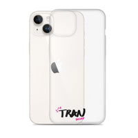 Clear iPhone Case - Tran Blessed