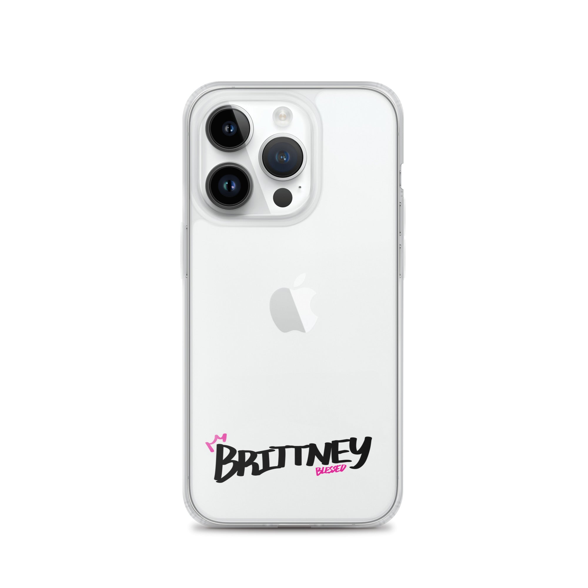 Clear iPhone Case - Brittney Blessed