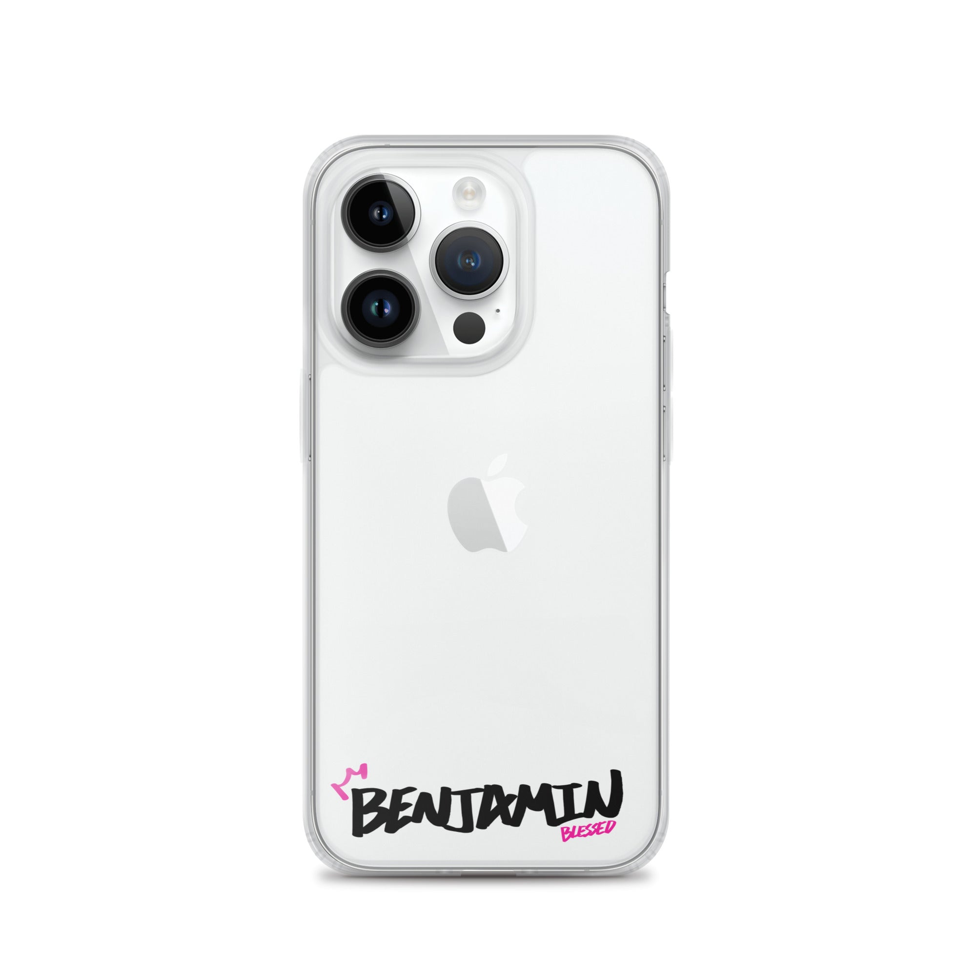 Clear iPhone Case - Benjamin Blessed