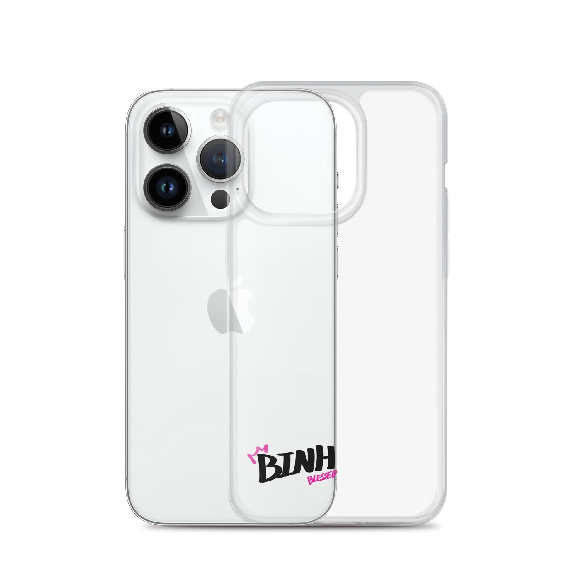 Clear iPhone Case - Binh Blessed