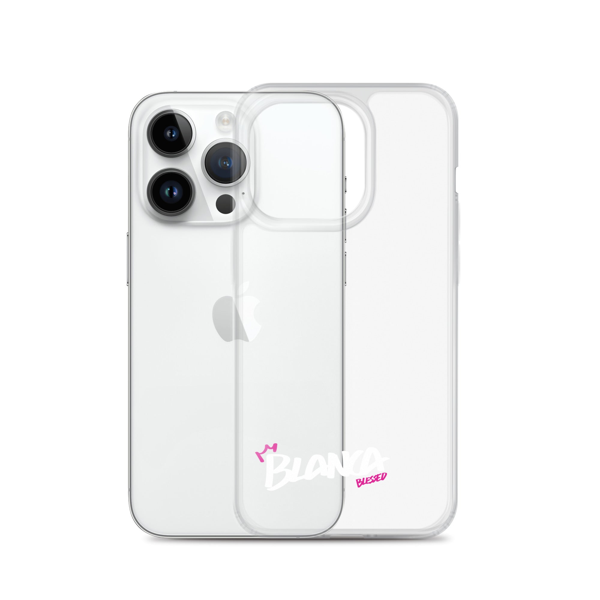 Clear iPhone Case - Blanca Blessed