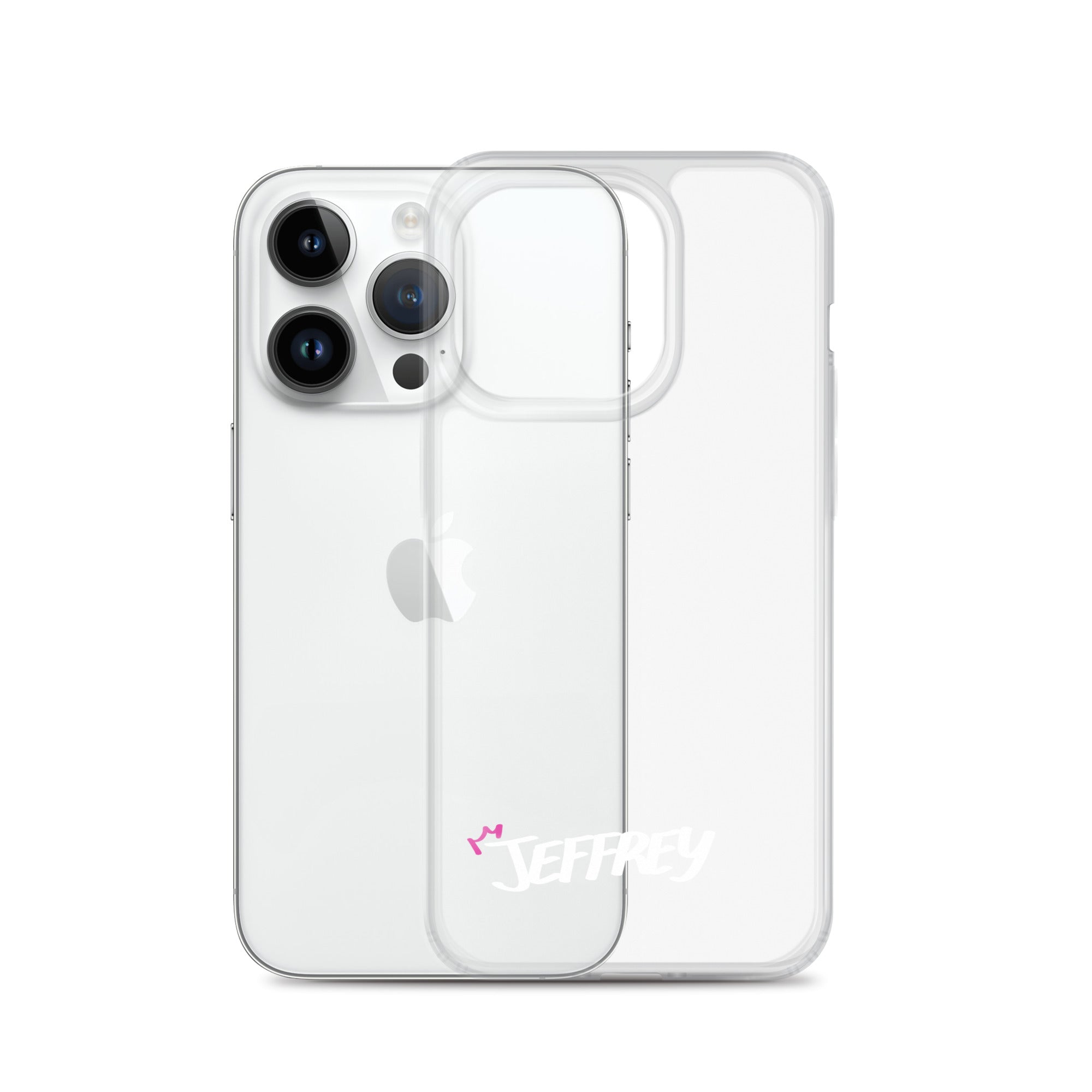 Clear iPhone Case - Jeffrey