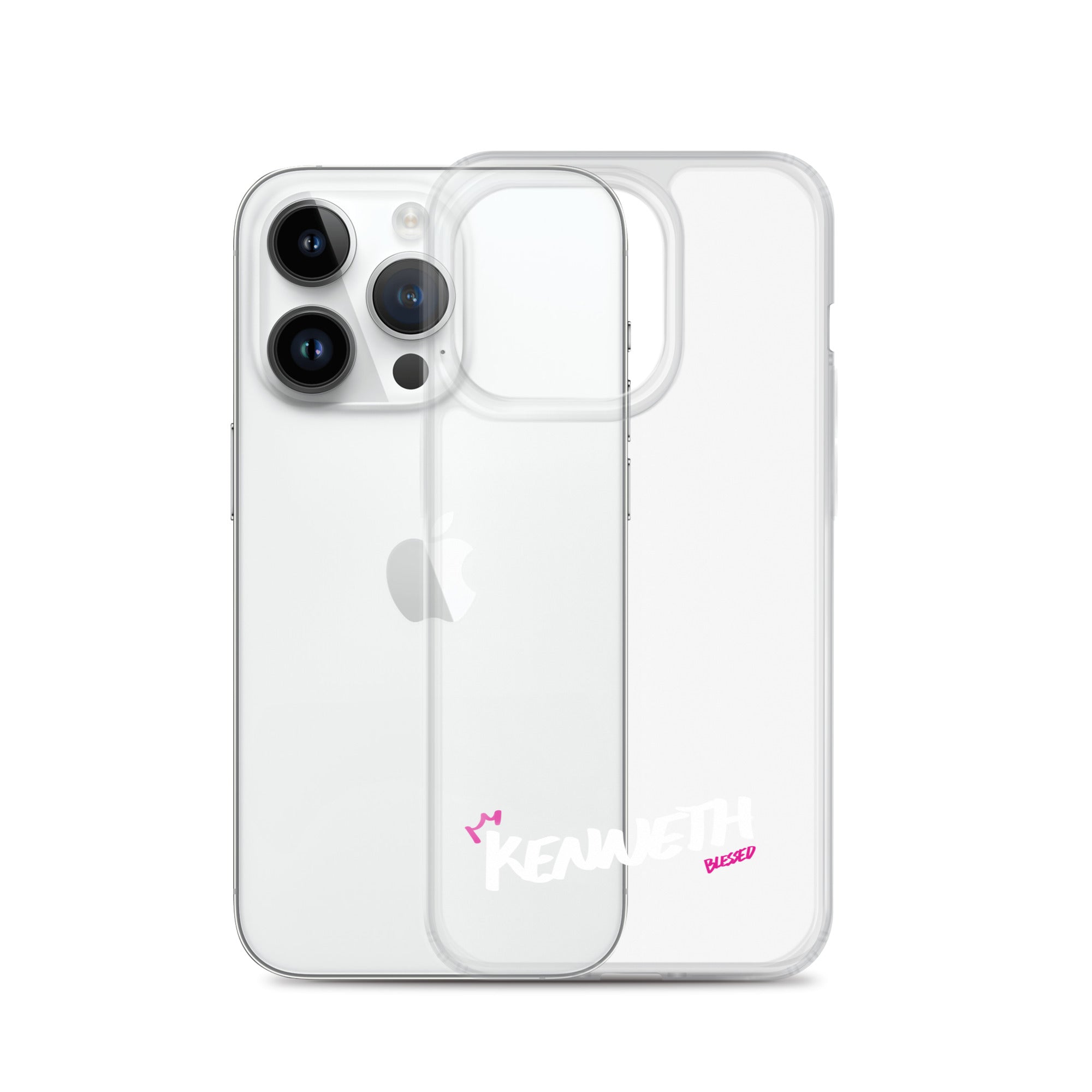 Clear iPhone Case - Kenneth Blessed