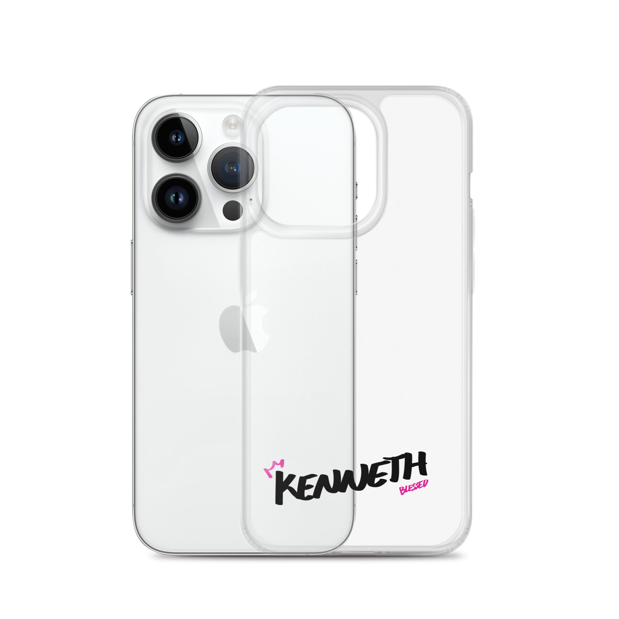 Clear iPhone Case - Kenneth Blessed