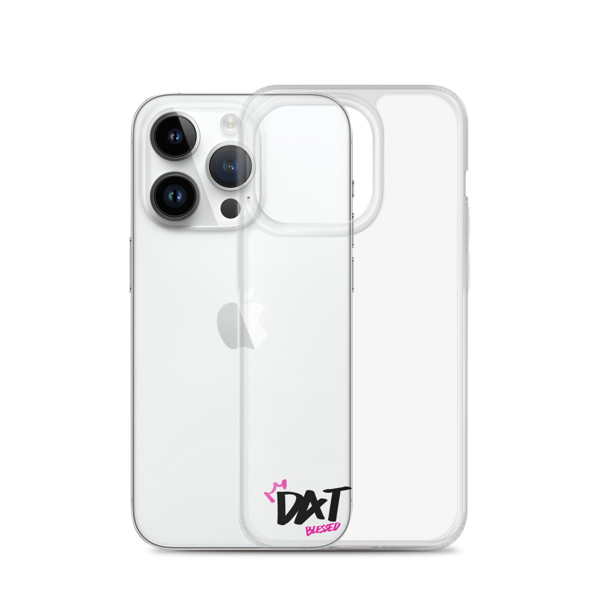 Clear iPhone Case - Dat Blessed