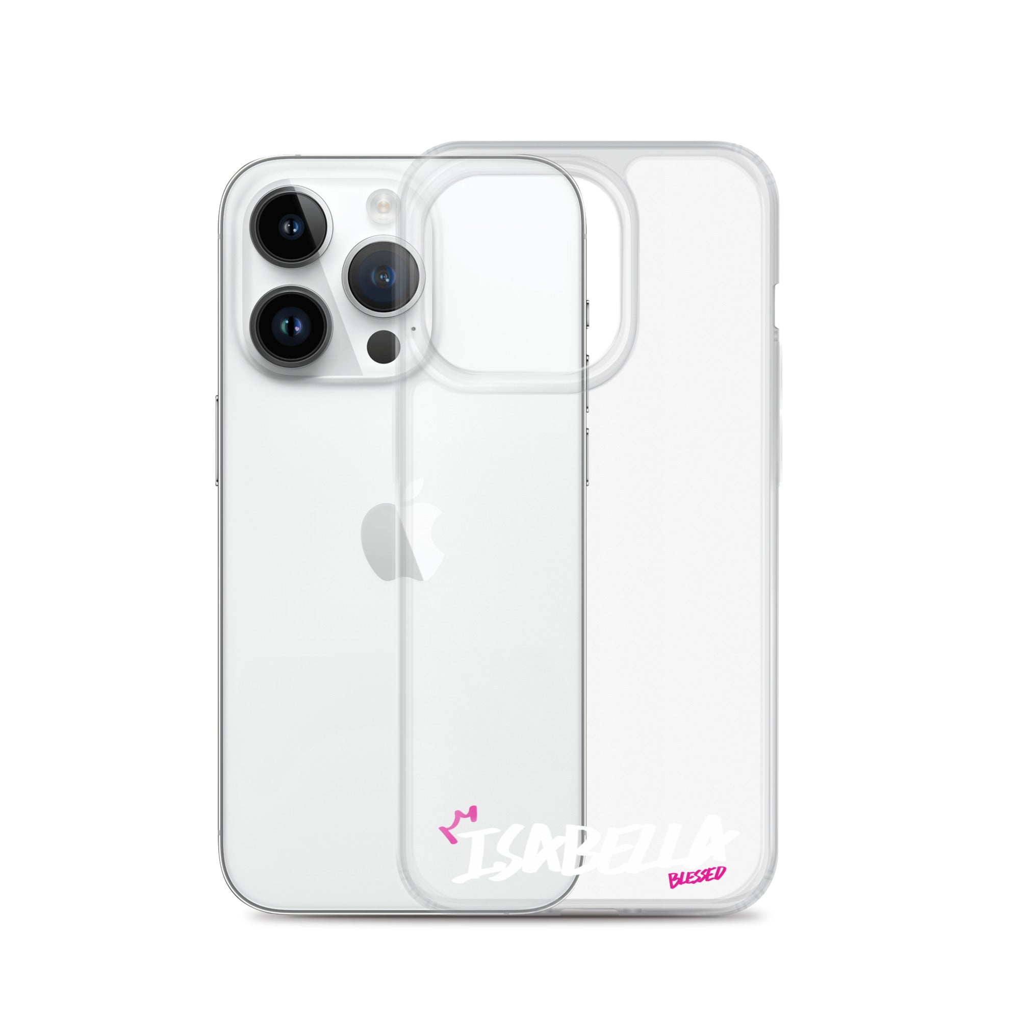 Clear iPhone Case - Isabella Blessed